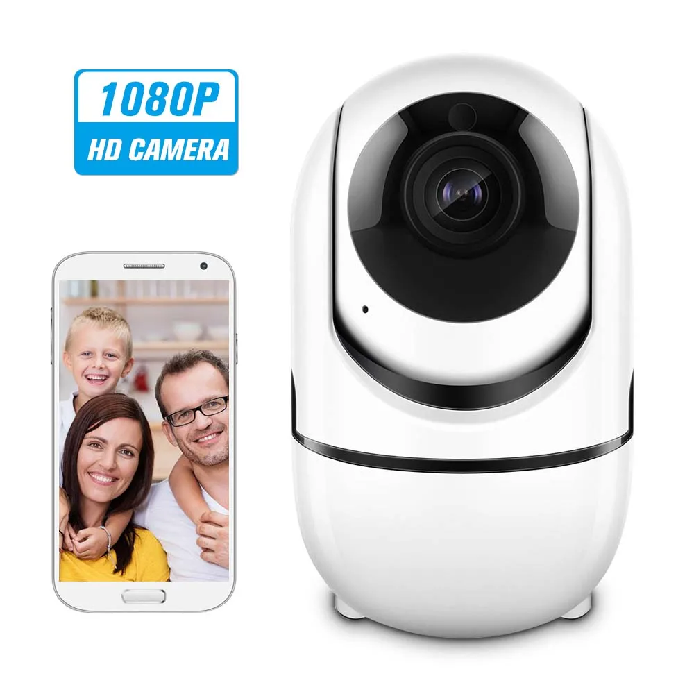 Домашняя камера видеонаблюдения Wi Fi 1080P Беспроводная ip радионяня с датчиком