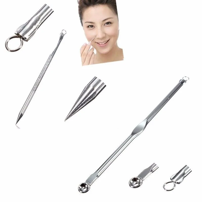 

Stainless Steel Blackhead Remover Tool Kit Professional Blackhead Acne Comedone Pimple Blemish Extractor Beauty Tool