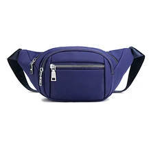 Прочная нейлоновая поясная сумка для женщин, водонепроницаемая сумка для путешествий, сумка на молнии, сумка для телефона, кошелек, поясная сумка с широким ремешком