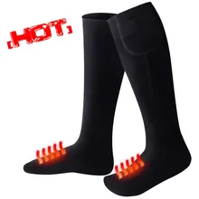 Уличные носки для холодной погоды с электрическим аккумулятором, теплые носки для ног, нагреватель для подледной рыбалки, обувь для обуви, для женщин и мужчин