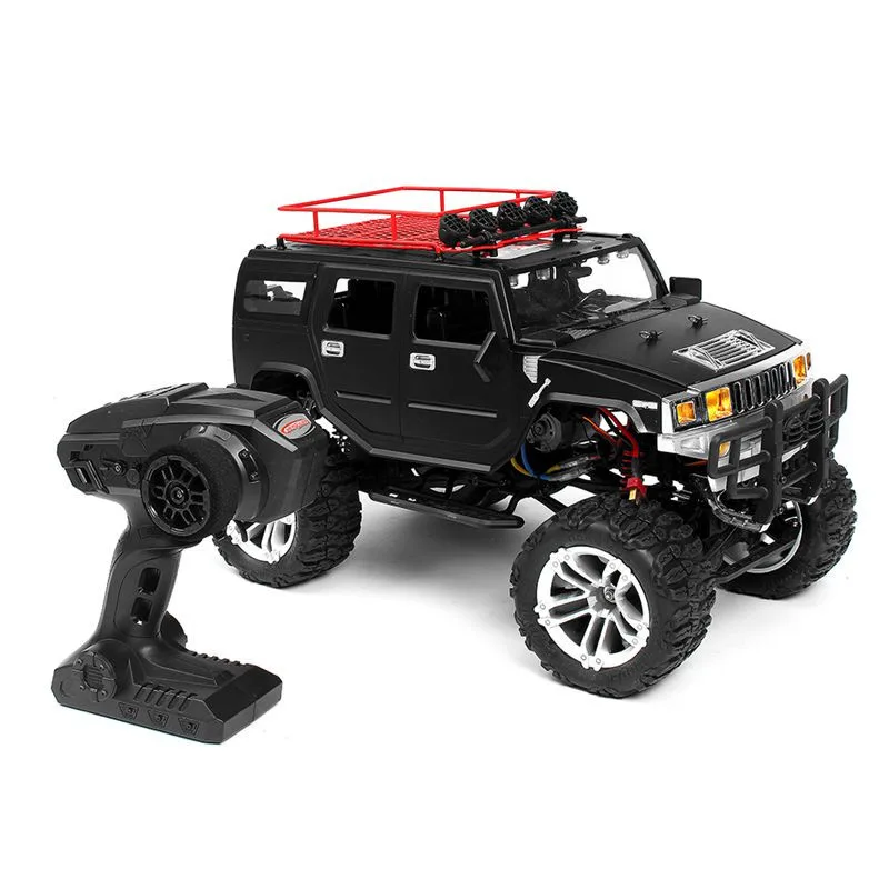 

New Arrival HG P403 1/10 2.4G 4WD 20km/h Black Color Rc Car Rock Crawler Off-road Truck RTR 40A electronic stepless 2-in-1 ESC