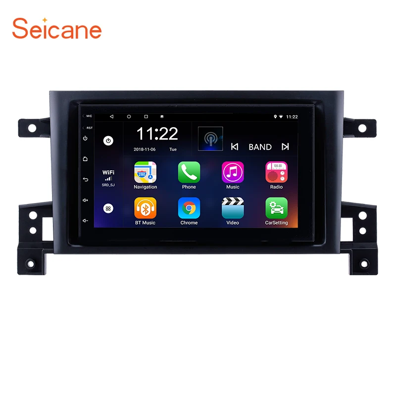

Seicane ROM 16GB+RAM 1GB Quad Core 7" Android 8.1 Car Stereo GPS Navigation Radio Unit player For 2005-2015 SUZUKI GRAND VITARA