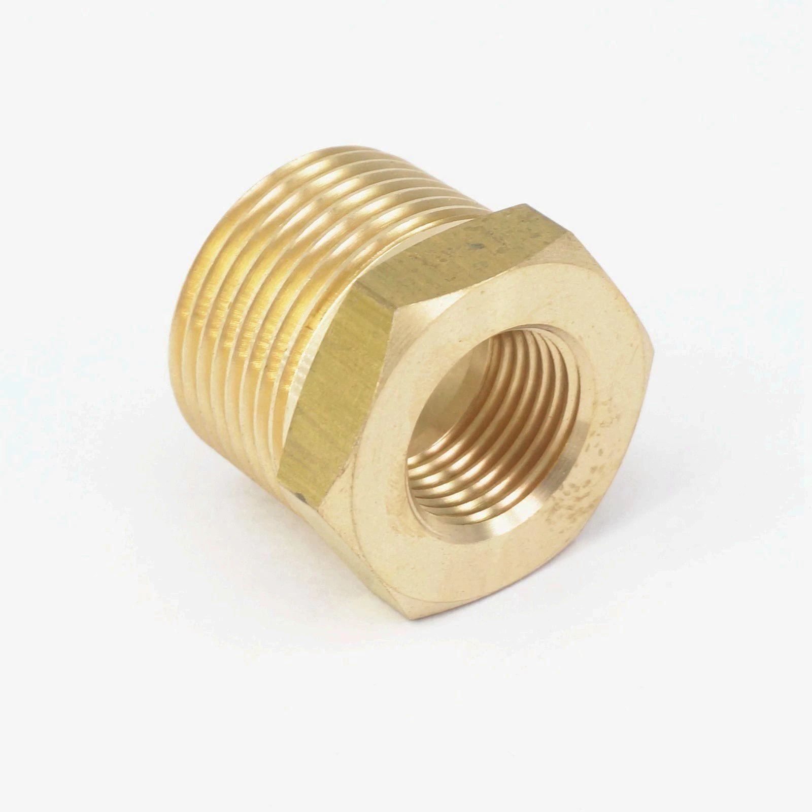 3/4" BSPT Male x 1/8" NPT Female Reducing Bushing Brass Pipe Fitting Adapters