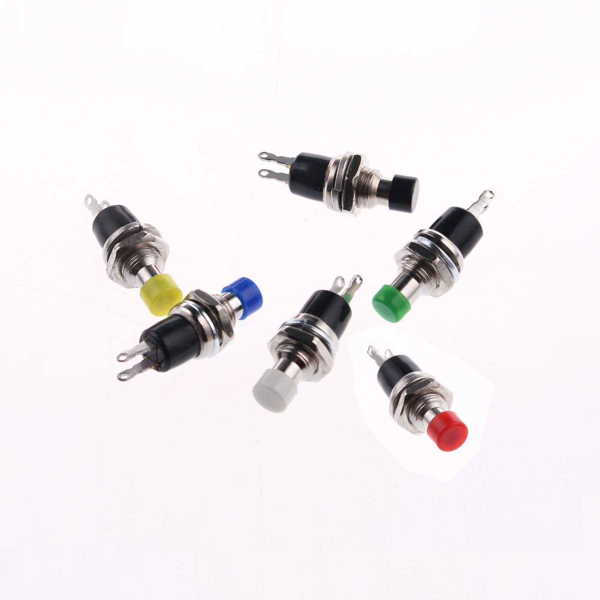 

Normal Close Miniature Momentary Push to Make Switch Mini SPST PBS-110 3A 125V