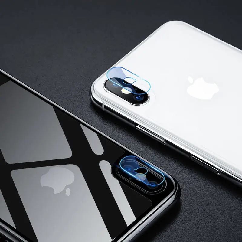 Задняя Стекло Обложка для Apple iPhone Xr X Xs Max 3D с закругленными краями закаленное