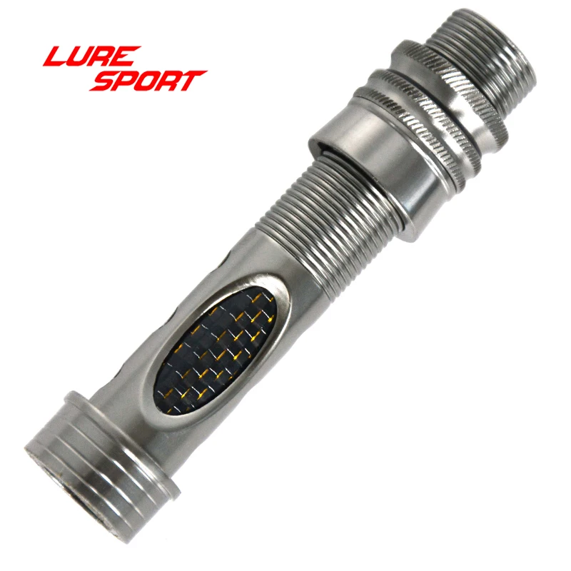 

LureSport 2pcs Fly Reel seat Aluminum body Carbon Tube Fishing Rod Building Component Repair Pole DIY Accessory