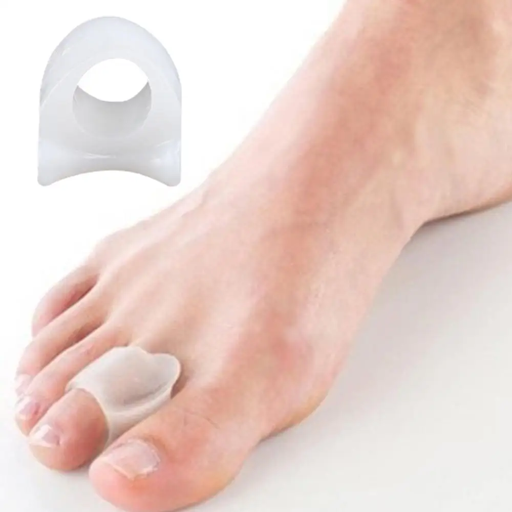 1 Pair Silicone Big Toe Brace Foot Care Tool Orthotics Bunion Pedicure Hallux Valgus Corrector For Toes Separator