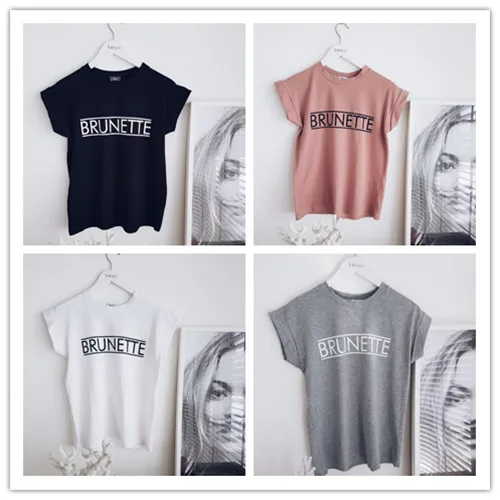 Hirigin Womens Letter Print Tops T-Shirt Short Sleeve O Neck Ladies Summer Casual Tee S-XL
