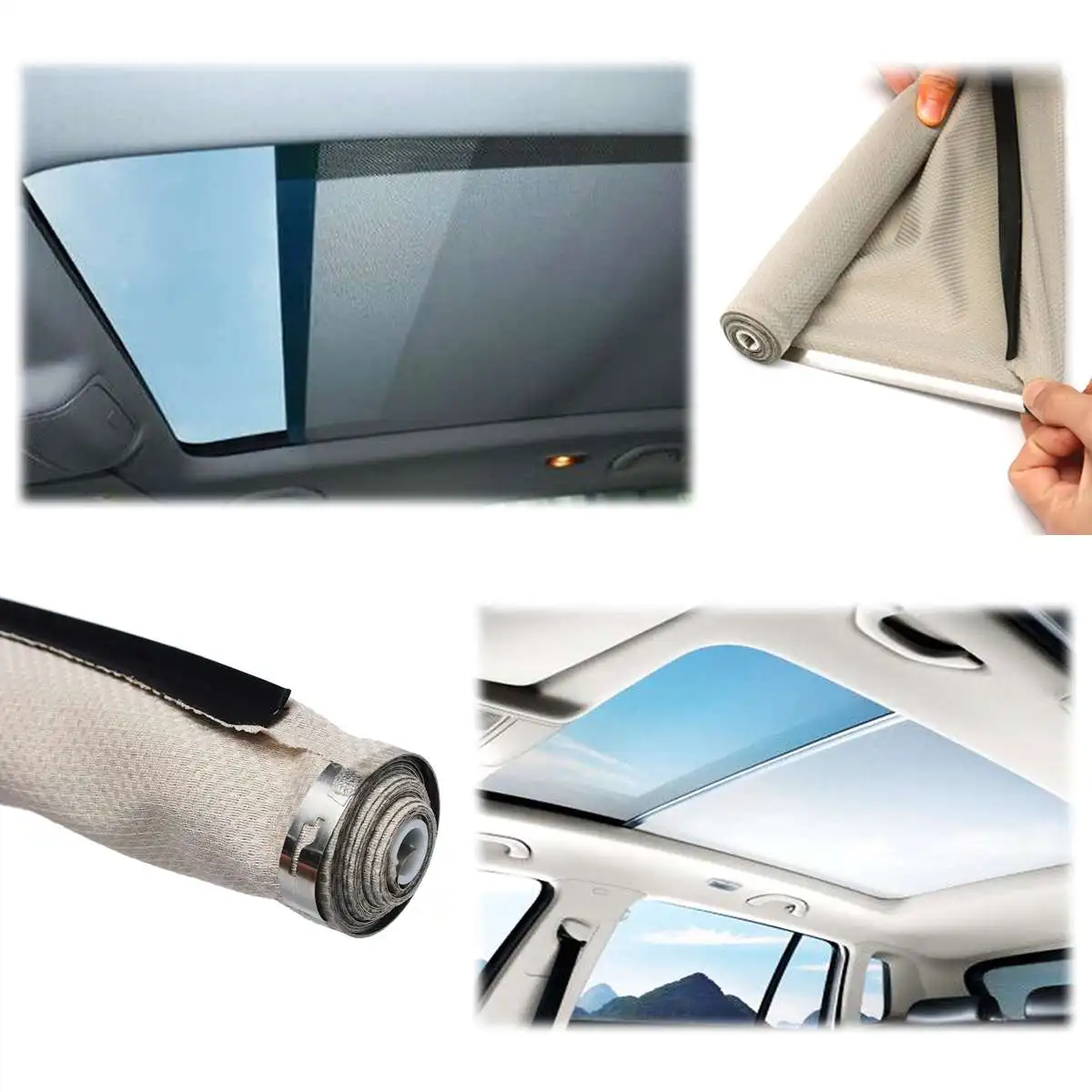 

Hot Sunroof Sunshade Corn Beige 1K9877307B Fit for VW Sharan forTiguan Golf for Audi Q5
