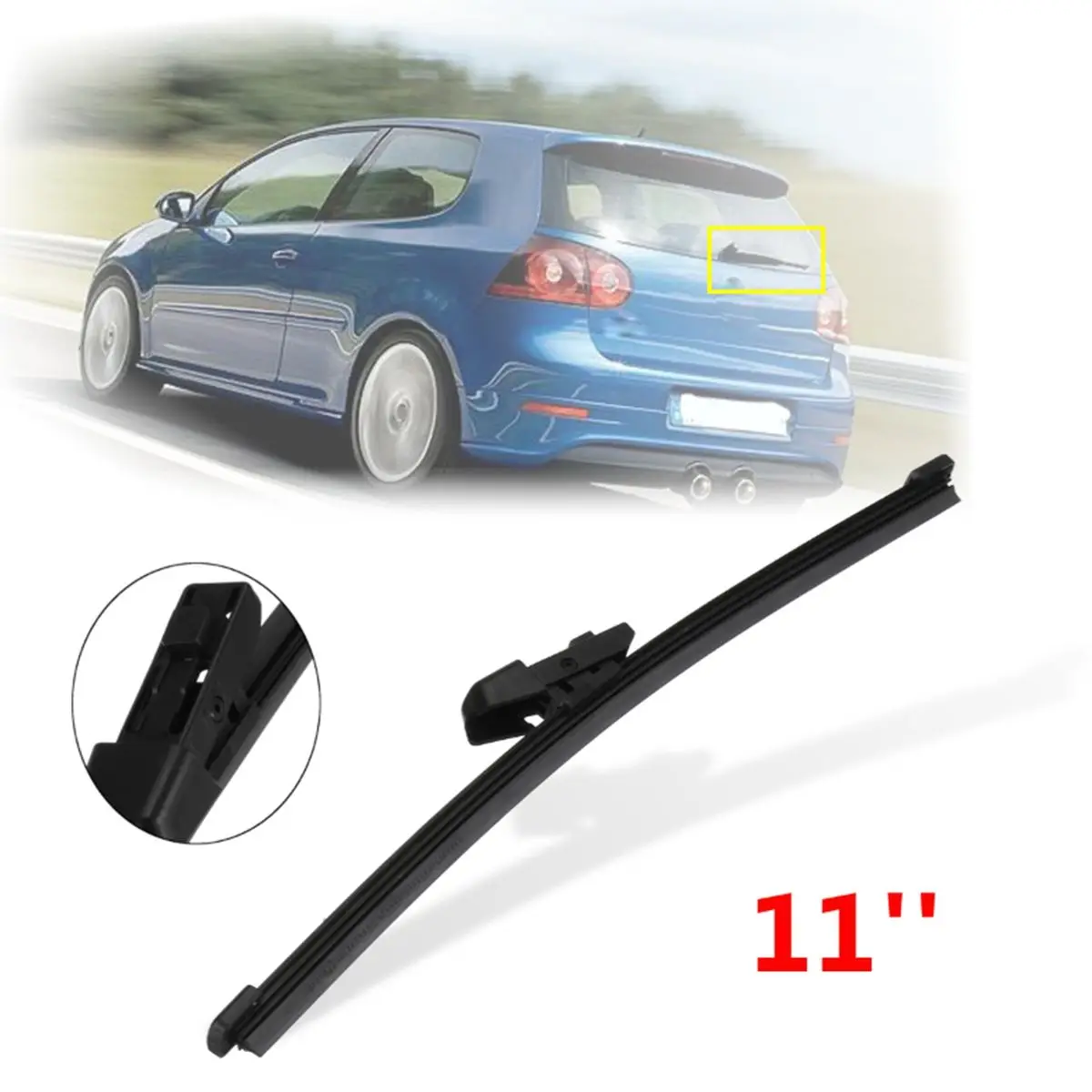 1 Pcs 11'' Car Rear Window Windshield Windscreen Wiper Blade For Audi A1 8XA Hatch 2011 2012 2013 2014 2015 2016 2017 1 Pcs 11'' Car Rear Window Windshield Windscreen Wiper Blade For Audi A1 8XA Hatch 2011 2012 2013 2014 2015 2016 2017