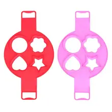 1 антипригарное pcs блина силиконовые обжаривание яиц заливная форма для блинов, с цветочным принтом и круглым звезда яйцо в форме сердца кольцо для выпечки Кухня гаджет