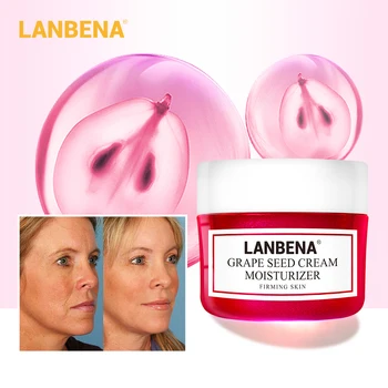 

LANBENA Grape Seed Facial Cream Lifting Firming Deeply Repairing Nourishing Protecting Revitalizing Tighten Skin Face Care 40g
