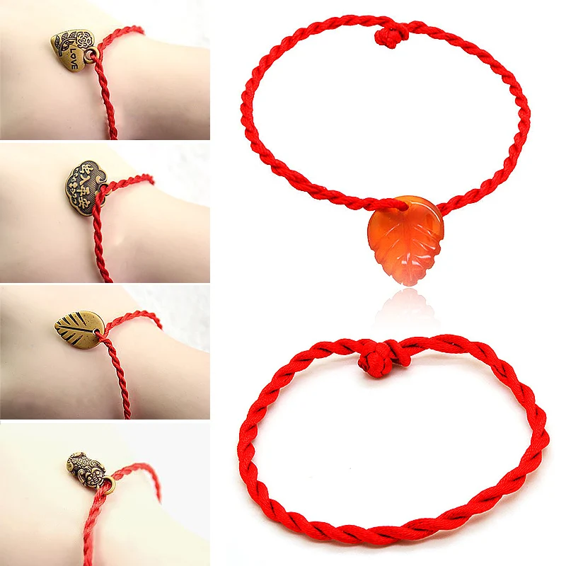 

Bracelets Fashion Jewelry Hot Sale Unisex Trendy 1PC 3Patterns Maple Leaf Top Grade Red