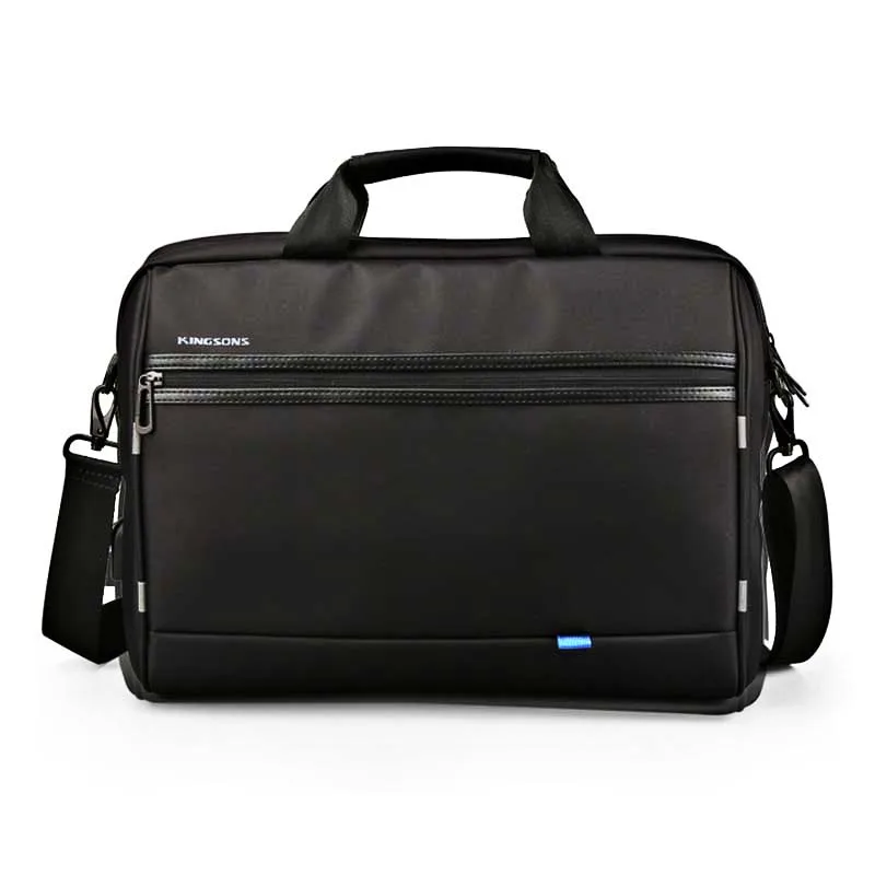 

Kingsons Men Laptop Messenge bag 15.6 inch travel Shoulder Bags Crossbody Handbag Black bolsa masculina