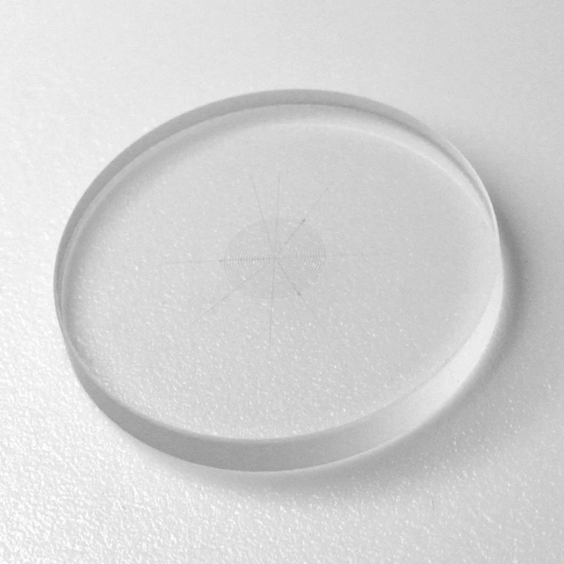 Diameter 16 mm Concentric Circle Ocular Micrometer 1X 2X 4X Reticle Scale Measurement Microscope Eyepiece Micrometer Calibration
