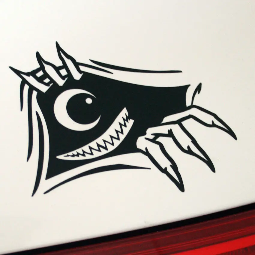 

Monster Eye Sticker Cool Graphic Monster Alien Car Dub Fun Decals Rear Window Car Sticker