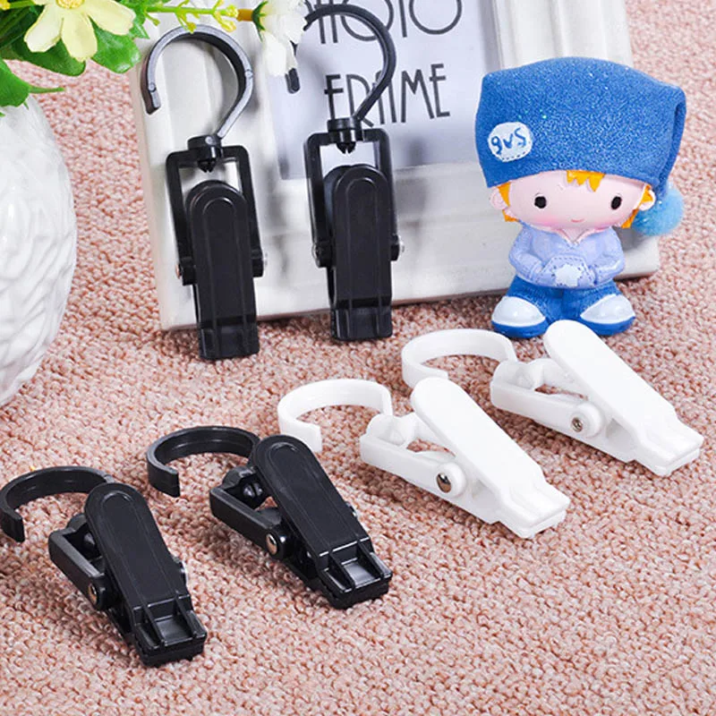 

10Pcs Multifunction Clothes Hangers Store Drapery Hooks Window Shower Rings Curtain Tracks Clips Hanging Clamp