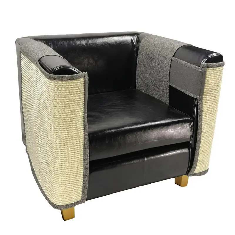 

Cat Scratch Board Sofa Protection Pad Sisal Fiber Cat Scratch Guard Mat 2 PCS Left Right Combination Set Comfortable And Durable