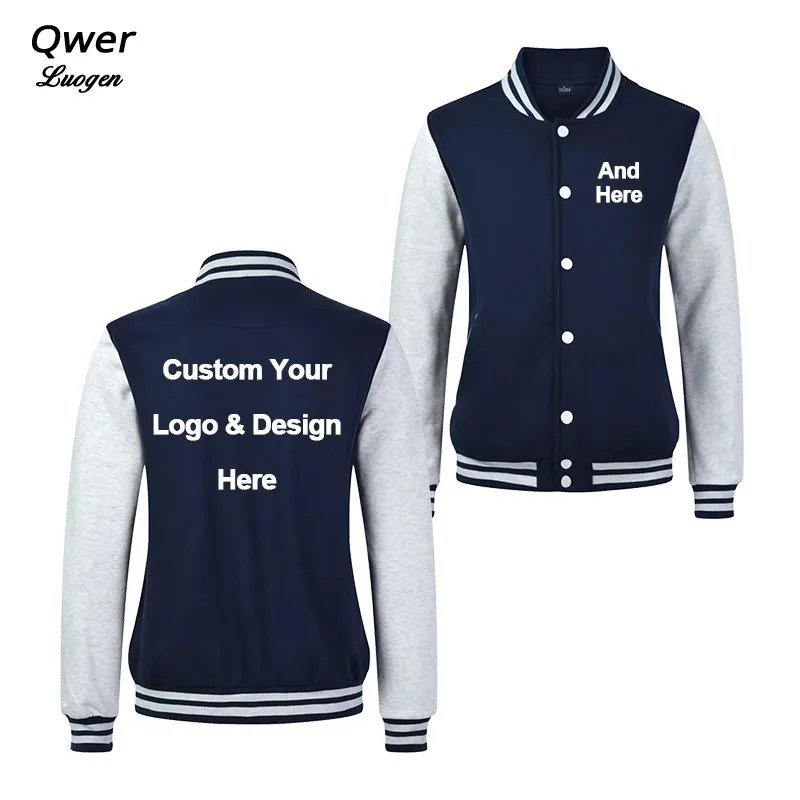 Günstig Neue Ankunft Männer Individuelles Logo und Design Verdicken Jacken Mens Hoodies Mode Baseball Jacke Kostüm Mantel Hohe Qualität