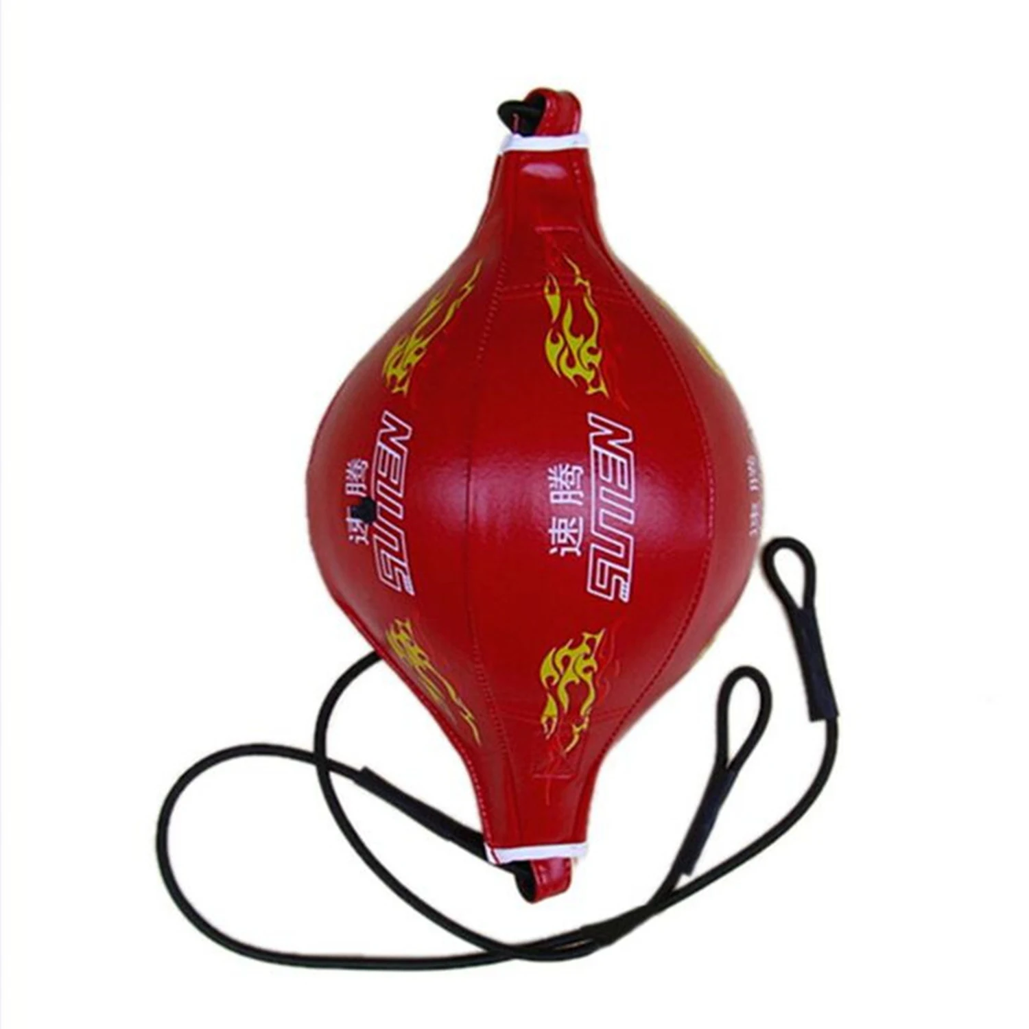 SUTENG Пламя Мяч на резинке для боксирования Пробивной мешок груша Надувное боксерское оборудование ММА мяч Бодибилдинг Фитнес надувная