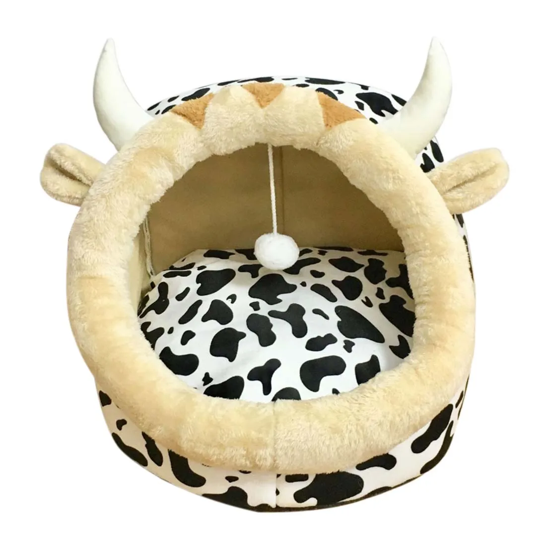 В форме корабля удаляемый моющийся теплый домашнее животное Гнездо Кошка спальный мешок-молочный Крупный рогатый скот версия
