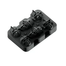 Пара Хэллоуин Череп силиконовая форма для льда 6 даже Таро поднос льда Рождественский подарок из силикона Таро льда Куб