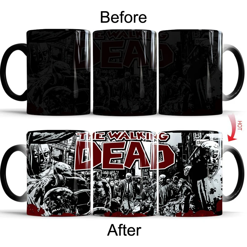 The Walking Dead кофейная кружка, кружка для чая кружки-хамелеоны СОП цвет чашка ation керамическая кофейная кружка волшебная чашка подарок