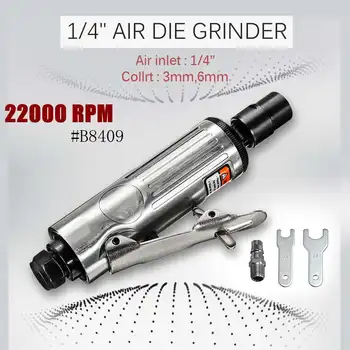 

1 Set 22000RPM 1/4" Pneumatic Air Die Grinder Grinding Mill Engraving Tool Polishing Machine For Pneumatic #B8409