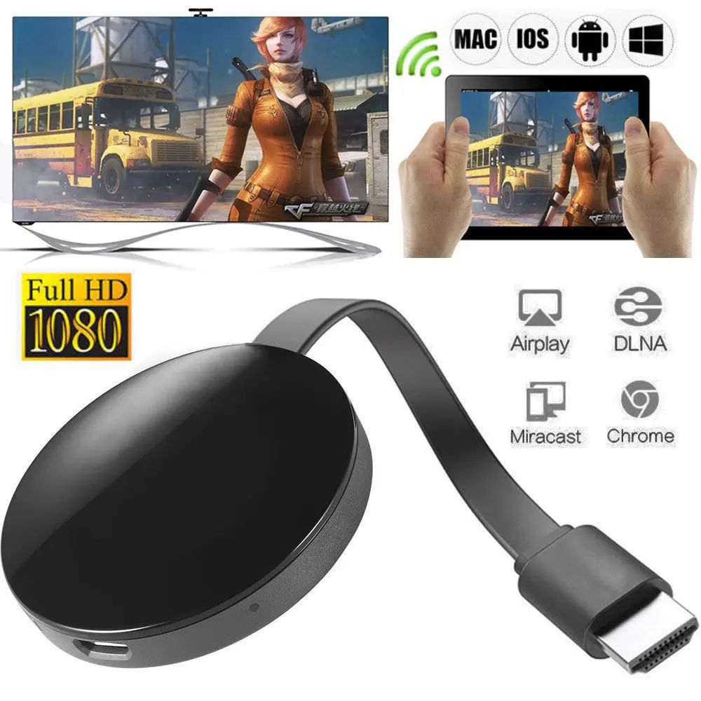 2019 для Google HDMI MiraScreen 3 Digital 1080 медиа видеостример го поколения|Беспроводные