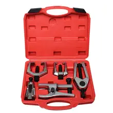 5-in-1 Ball Joint Puller Tie Rod End Joint Extractor Automotive Tool Pitman Arm Puller Splitter Removal Tool Kit