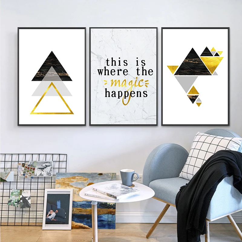 

Abstract Minimalistic Geometric Black And White Pattern English Canvas Art Painting Print Poster Picture Wall Art Print