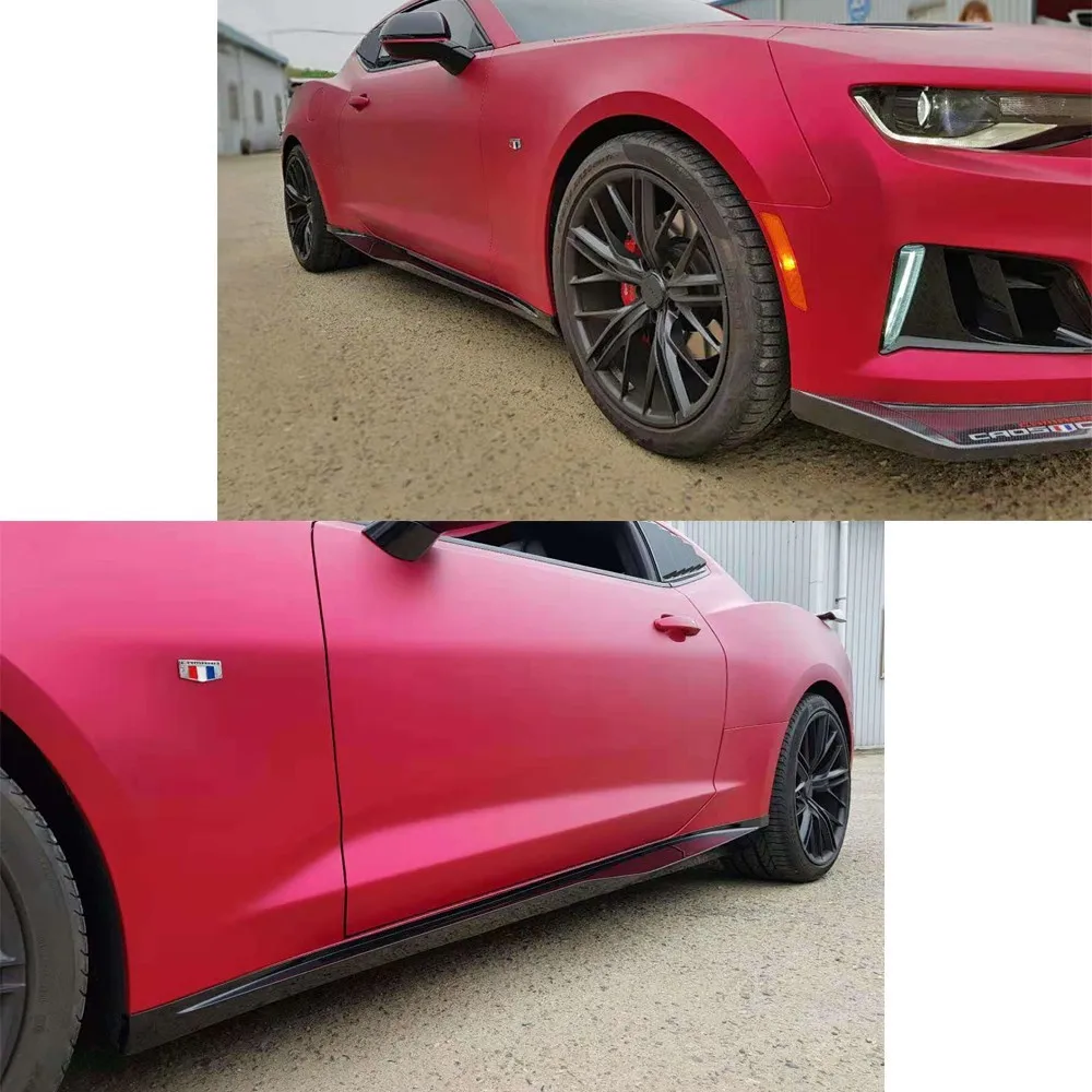 Боковая юбка для Chevrolet Camaro Coupe 2 двери боковой бампер губы PP материал кузова автомобиля