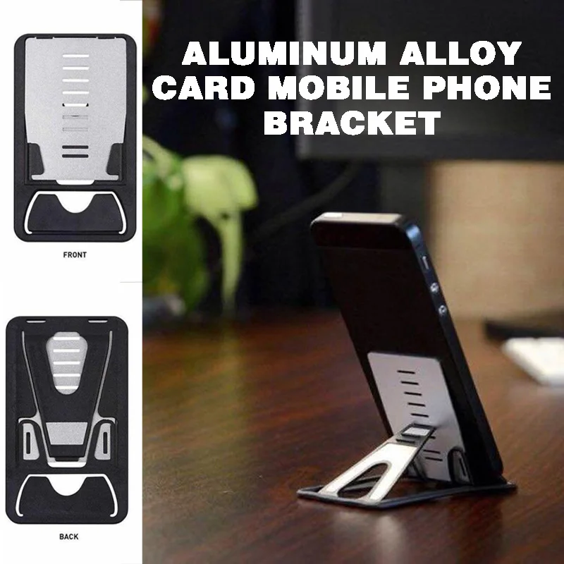 

Mayitr Universal Aluminum Alloy Desktop Mobile Phone Holder Card Folding Stand for PC Tablet For Smart Phone Desk Stand holder