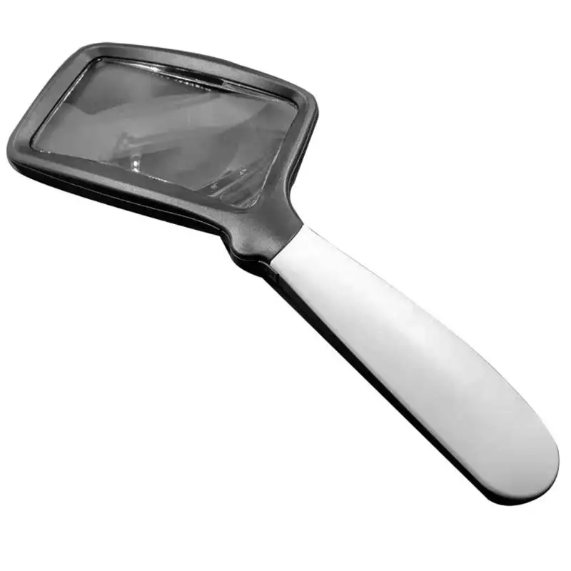 

Alloet Handheld 2X Folding Magnifier Microscope Magnifying Glass Aid Elder Reading ABS Acrylic Lens 5 LED White Lamps
