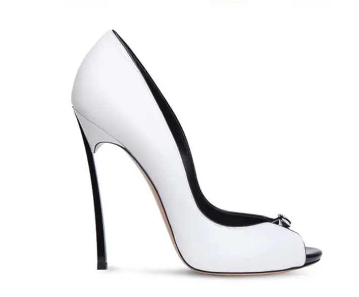 

Party Shoes Strange Style Heels Shoes Woman Big Size 43,44,45 In Super High Heels Peep Toe Pumps For Ladies Slip On Sexy