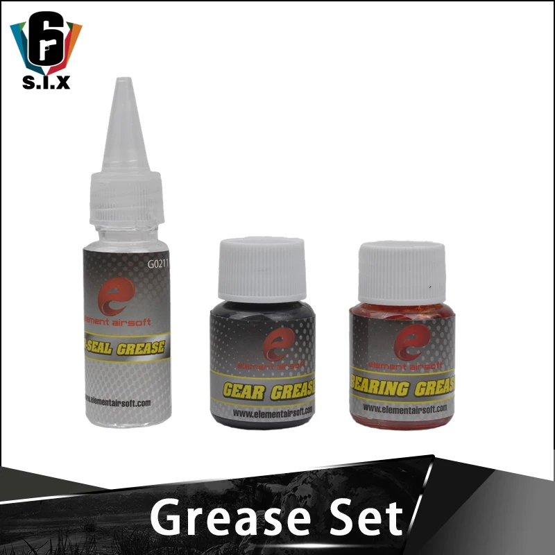 

Element Oil Grease Set Airsoft Gear Air Seal Bearing Grease Transparent for Airsoft Gearbox Hunting Paintball Accessories