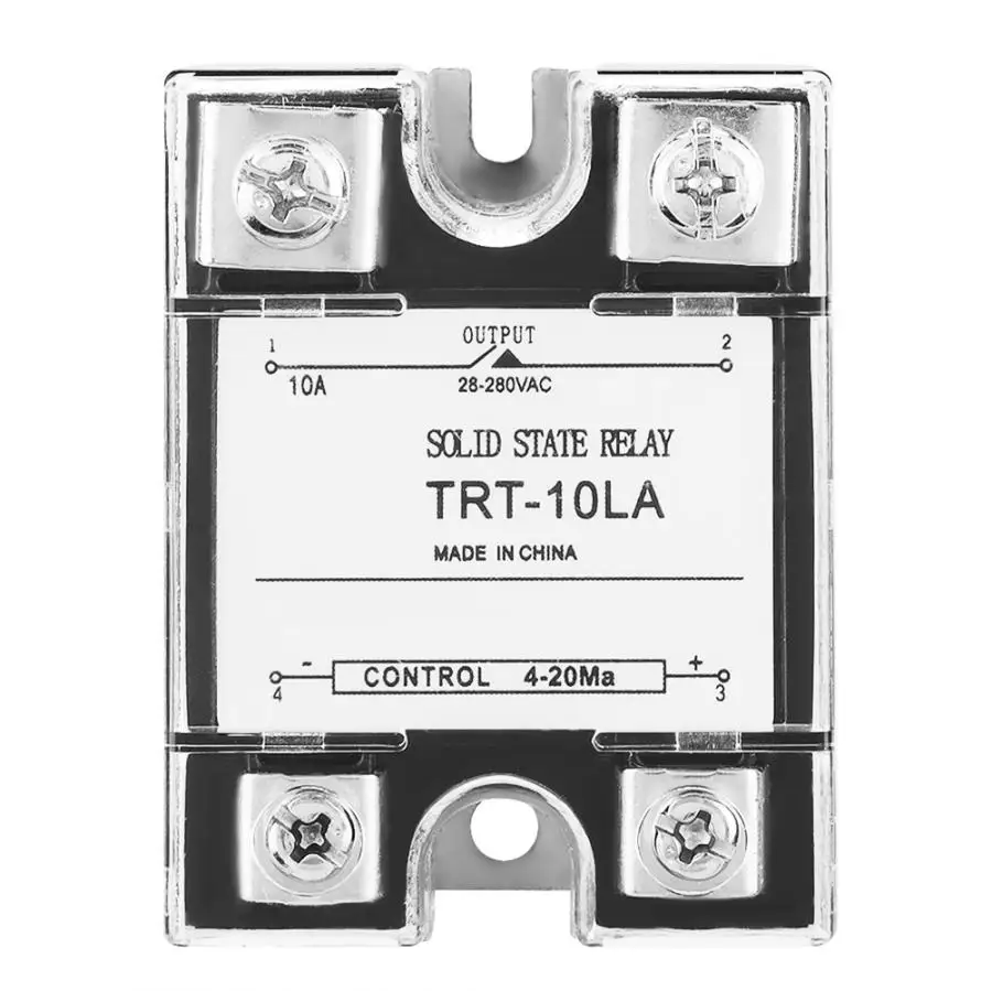 

ethernet relay 10A Relay Resistance Regulator Solid State Relay SSR Module SSR-10LA 28-280V AC bistable relay