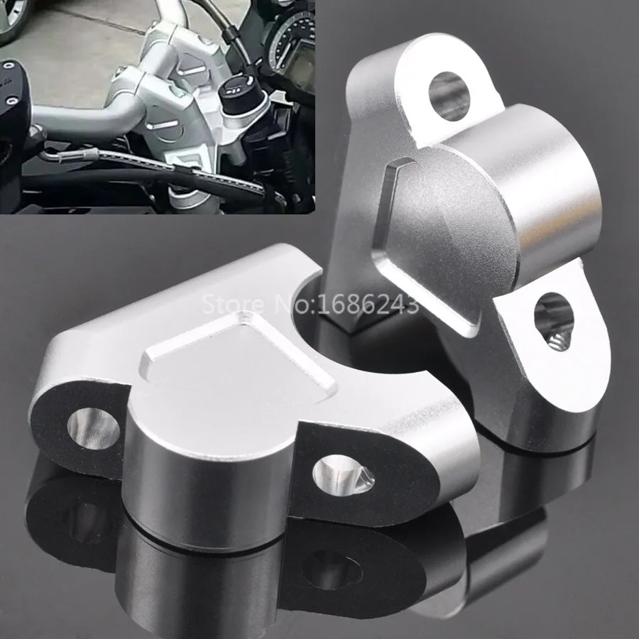 Руль мотоцикла Riser выше Расширение адаптер подходит для BMW R1200GS 13- LC Приключения 14, на шнуровке, новая