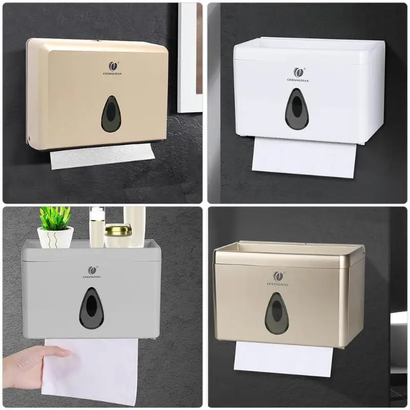 Многофункциональная настенная коробка для туалетной бумаги держатель для полотенец домашняя кухня ванная комната Диспенсер для рулонных полотенец