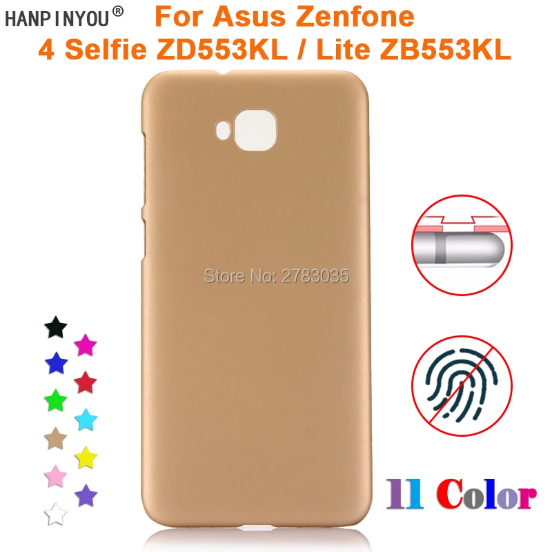 

For Asus Zenfone 4 Selfie ZD553KL / Lite ZB553KL New Anti-fingerprint Ultra-thin Smooth Matte PC Case Hard Back Protective Cover