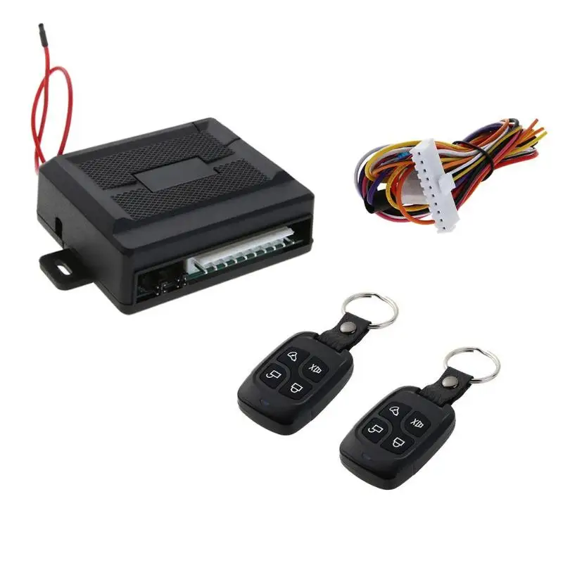 

Universal 12V Auto Car Central Door Lock Keyless Entry System Automotive Vehicle Alarm System Kit with 2 Remote Controller