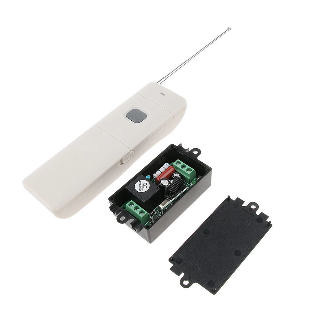 Minimalist Garage Door Control Unit with Electrical Design