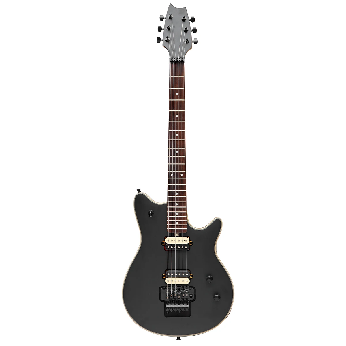 

6 String 22 Frets Black Electric Guitar Wooden Hollow Fanned Closed Metal Electric Guitar Musical Stringed Instruments 90*31cm
