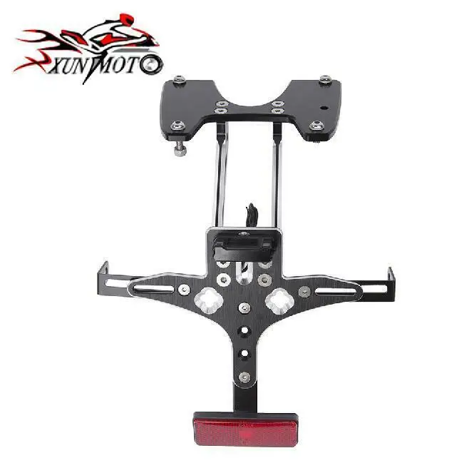 Motorcycle Parts Frame Rear Adjustable License Plate Mount Holder Bracket For 2006 2007 SUZUKI GSXR 600 750 GSXR600 GSXR750 k6 | Автомобили
