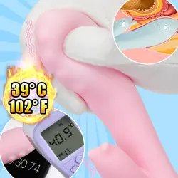 HEBUZHOU для Для женщин G Spot секс-игрушка Дилдо Вибратор вагинальный, клиторальный женский Массажер Мастурбация электродвигателя секс
