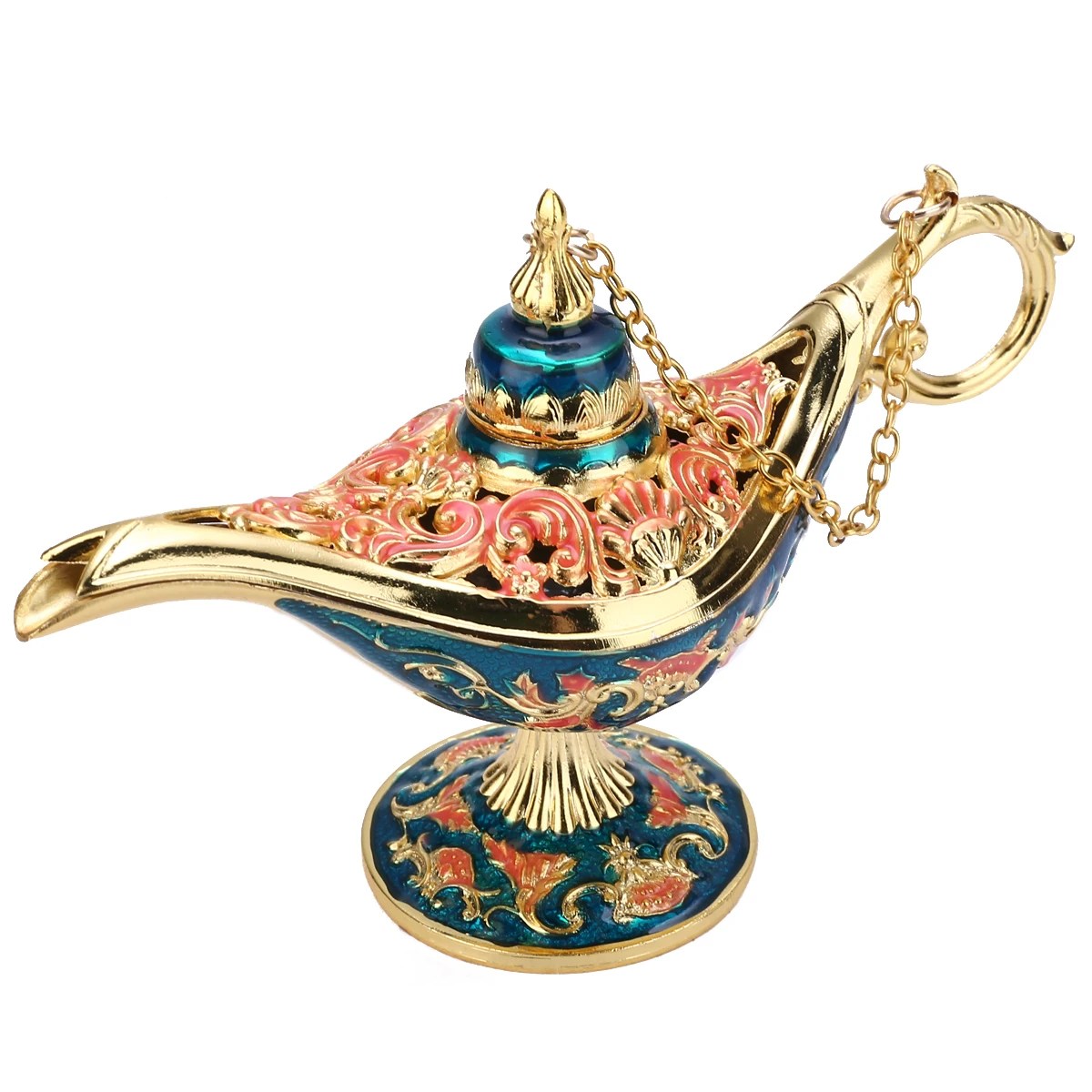 Traditional Aladdin Lamp Magic Lamp Retro Censer Panto Tea Pot Genie Oil Lamp Zinc Alloy For Home Decor Ornaments Traditional Aladdin Lamp Magic Lamp Retro Censer Panto Tea Pot Genie Oil Lamp Zinc Alloy For Home Decor Ornaments