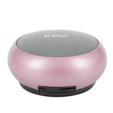EWA беспроводной Bluetooth динамик открытый небольшой Cannon карты Металл Звук бластер круглый небольшой звук сабвуфер
