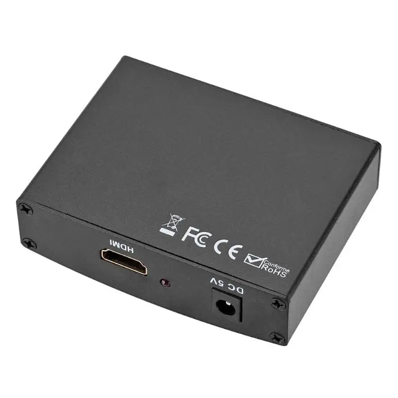 ALLOYSEED YPBPR to HDMI 1080P HDMI to RGB YPbPr Component Video Converter With R/L Audio Adapter Converter For TV PC DVD Monitor