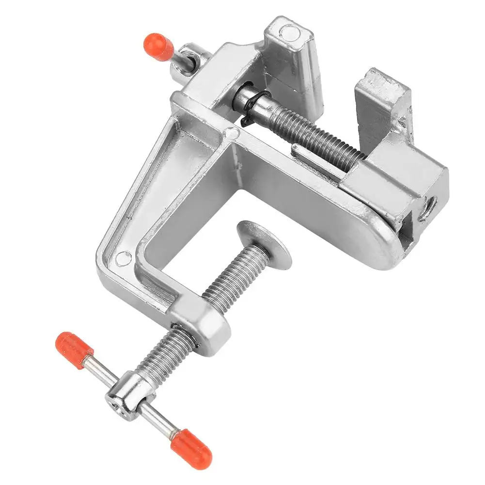 Mini Vise Aluminum Miniature Small Jewelers Hobby Clamp On Table Bench Tool Vice Muliti-Funcational 40x30x35mm | Инструменты