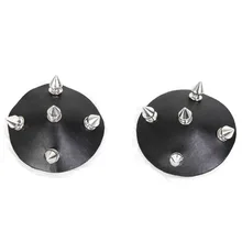 Сексуальные наклейки на грудь из искусственной кожи с заклепками, фетиш, косплей, для женщин, флирт, Стикини, нижнее белье, аксессуары